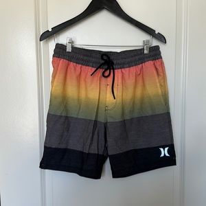 Hurley Men's Printed Volley Hybrid 18" Walk Shorts Boardshorts